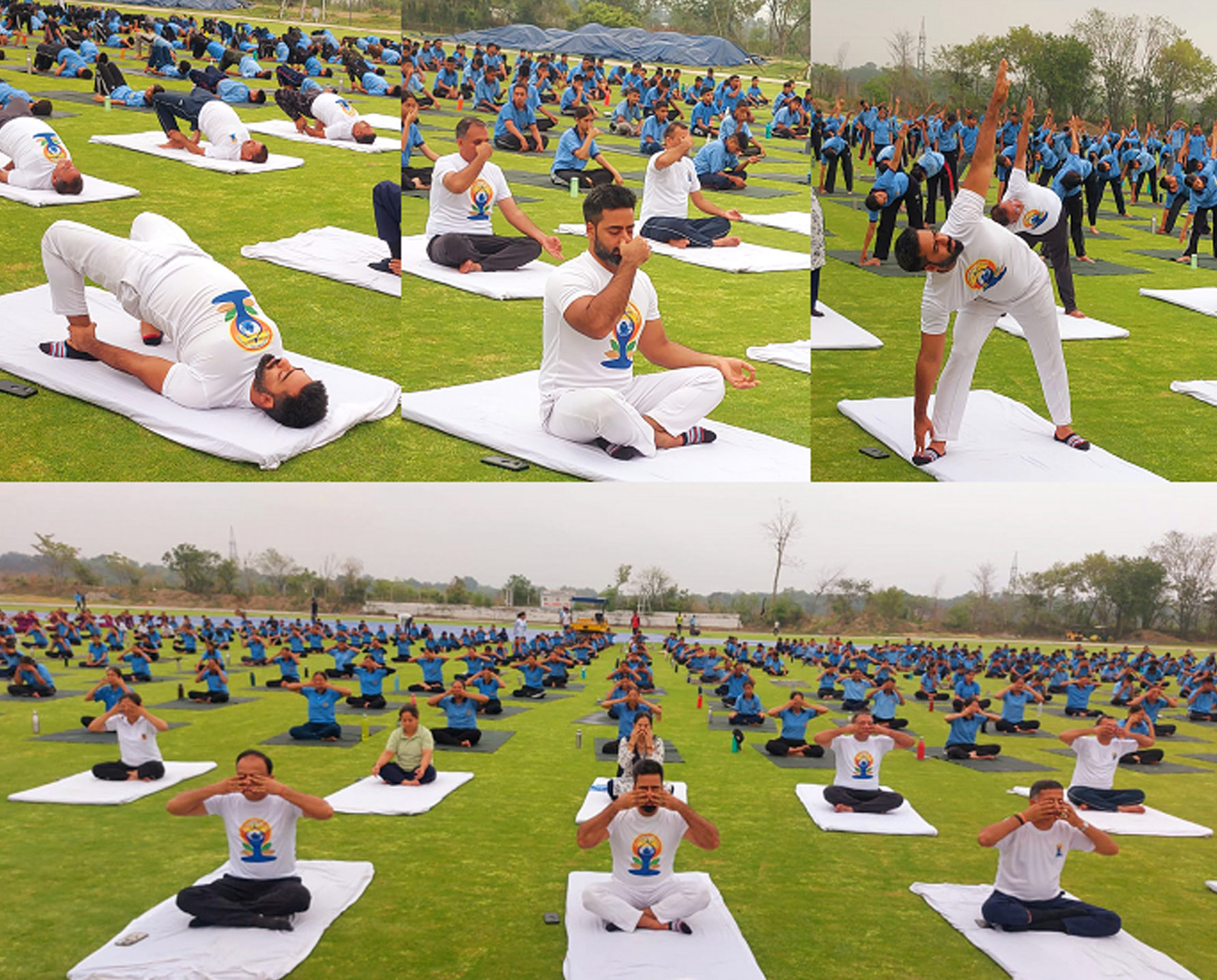 District level yoga function organized at Pekhubela on International Yoga Day.